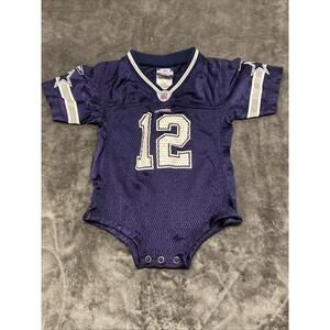 Dallas Cowboys Toddler Jersey 24 mo NFL Reebok Football 12 Roger Staubach Texas